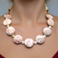 Gorgeous Natural Red Adventurine, Redline Marble and Italian Onyx, Semi-precious, One-of-a-Kind Beaded Necklace A-handcrafted by Artistry Jewelry
