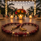 Lovely Natural Mountain Jade(D), Siam Bicones, and Gold Hematite, One-of-a-Kind, Burgundy Beaded Necklace-crafted by Artistry Jewelry