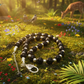 Flaunting Silver Hematite and Black Satin Pearl Beaded Necklace - handcrafted by Artistry Jewelry