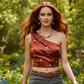 Exciting Natural Red Spot Stone and Red Aventurine Semi-precious, One-of-a-Kind Necklace Set- handcrafted by Artistry Jewelry