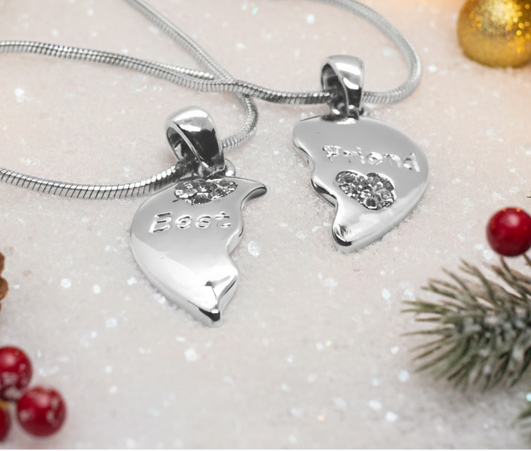 Best Friends Forever Dual Necklace -- B