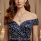 Stunning Silver Pendant, Rhinestones, and Silver Stainless Steel Chain Necklace Set, One-of-a-Kind, Created by Artistry Jewelry