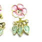 Beautiful Flowers and Leaves Hanging Ear Jackets