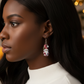 Joyful Christmas Santa Earrings