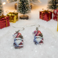 Joyful Christmas Santa Earrings
