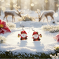 Happy Santa Earrings