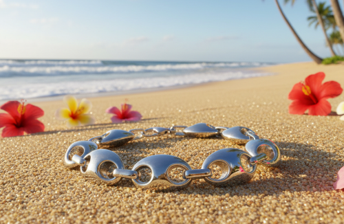 Beautiful Silver Mariner Chain Bracelet
