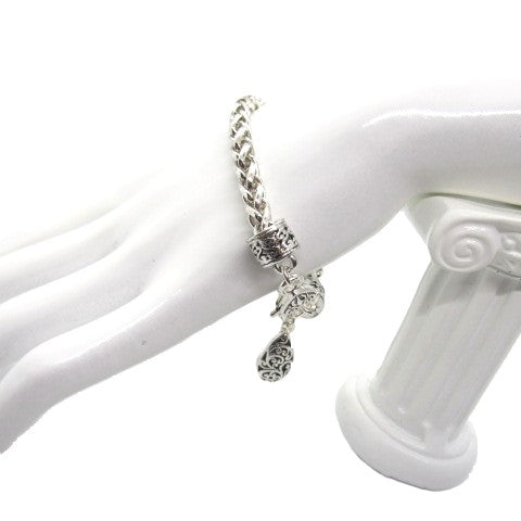 Stunning Bali Filigree Silver Chain Bracelet