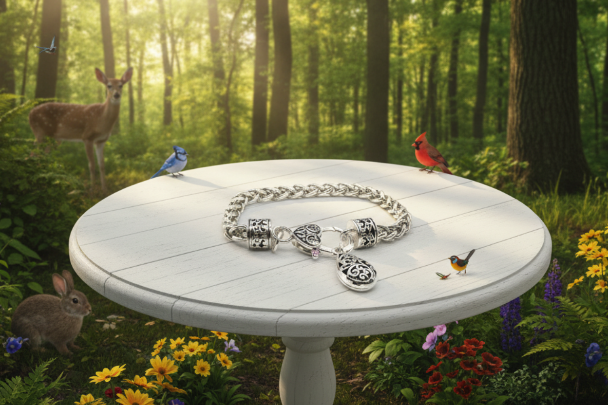 Stunning Bali Filigree Silver Chain Bracelet