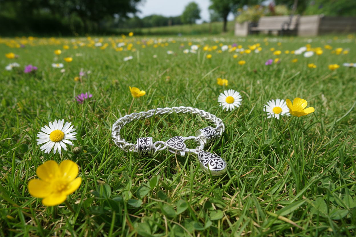Stunning Bali Filigree Silver Chain Bracelet