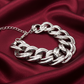 Exciting Chunky Silver Chain Bracelet