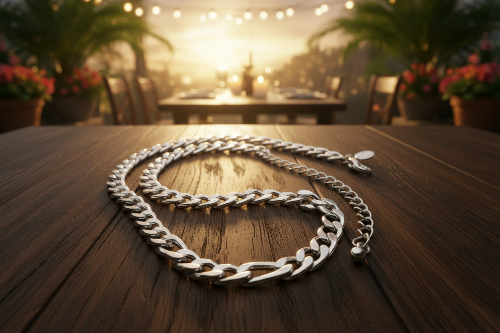 Exciting Silver Chain Necklace