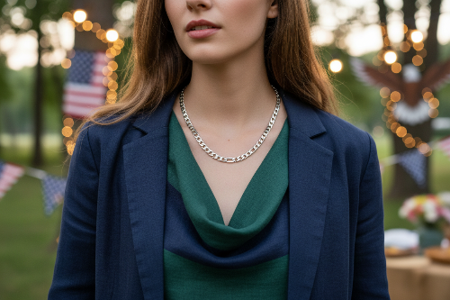 Exciting Silver Chain Necklace