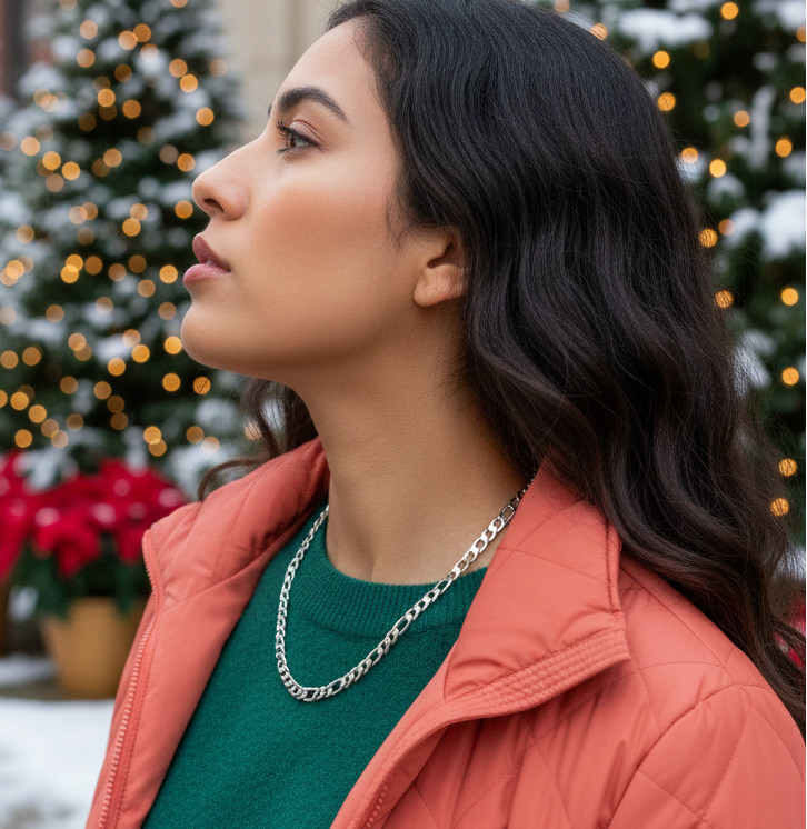 Exciting Silver Chain Necklace