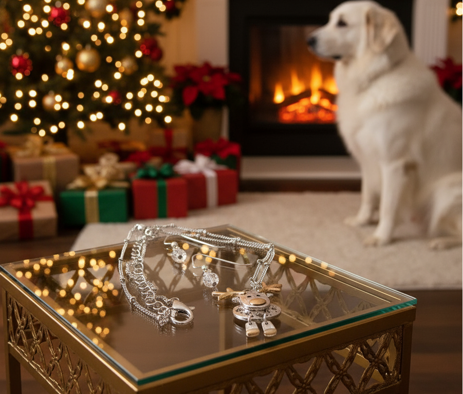 Rudolph the Reindeer Necklace Set