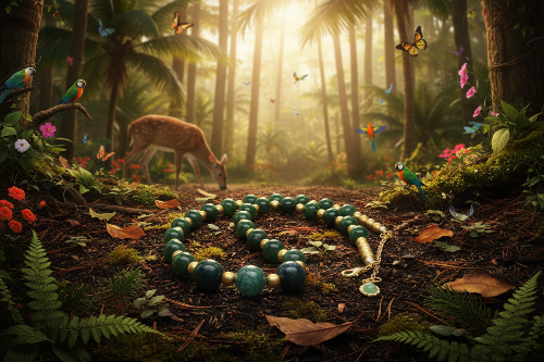 Beautiful Natural Olive Quartz, Green Tourmaline, and Druk Semi-precious, One-of-a-Kind Necklace-handcrafted by Artistry Jewelry