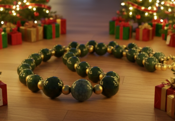 Beautiful Natural Olive Quartz, Green Tourmaline, and Druk Semi-precious, One-of-a-Kind Necklace-handcrafted by Artistry Jewelry