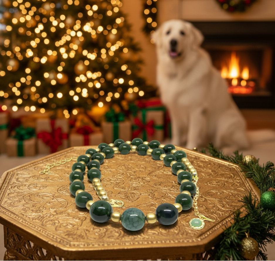 Beautiful Natural Olive Quartz, Green Tourmaline, and Druk Semi-precious, One-of-a-Kind Necklace-handcrafted by Artistry Jewelry
