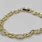Lovely Golden Micro Pave Cubic Zirconia Link Bracelet
