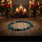 Stunning Black Onyx and Chrysocolla beads Necklace