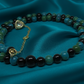 Stunning Black Onyx and Chrysocolla beads Necklace