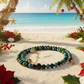 Stunning Black Onyx and Chrysocolla beads Necklace