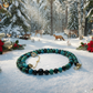 Stunning Black Onyx and Chrysocolla beads Necklace