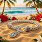 Stunning Bali Filigree Silver Chain Bracelet