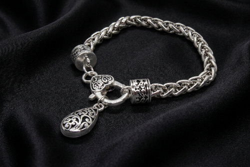 Stunning Bali Filigree Silver Chain Bracelet