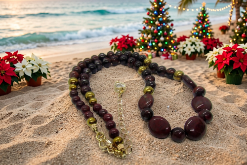 Brilliant Brecca Jasper, Red Tiger Eye, Hematite Beaded Necklace - handcrafted by Artistry Jewelry