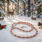 Charming Rose Gold Hematite Beaded Necklace