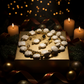 Enticing White Magnesite and Gold Beaded Necklace Set