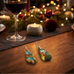 Dazzling Bohemian Imperial Jasper Geometric Drop Earrings