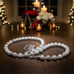 Dazzling White Moonstone and Crystal Necklace-174A
