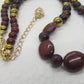 Brilliant Brecca Jasper, Red Tiger Eye, Hematite Beaded Necklace - handcrafted by Artistry Jewelry
