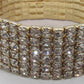 Stunning Gold Rhinestone Bracelet