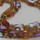 Lovely Browns, Blues, Oranges, and Gold Colors, Two-Strands, Beaded Necklaces, One-of-a-Kind - crafted by Artistry Jewelry