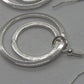 Fantastic Silver Circle Earrings