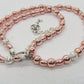 Charming Rose Gold Hematite Beaded Necklace