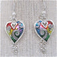 Fabulous Purple, Yellow, Red, Blue, Silver Colors and Fragile Rhinestones Chain Necklace Set A-by Artistry Jewelry
