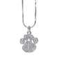 Wonderful Crystal Paw Pendant